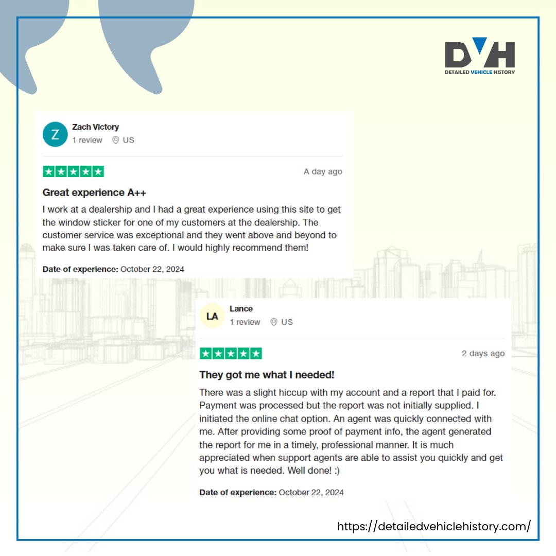 Detailed Vehicle History tweet media