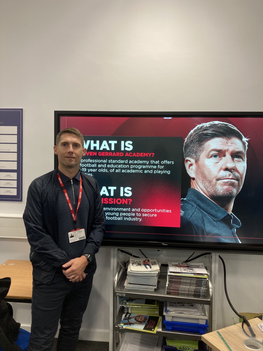 The Prescot School (@prescotschool) on Twitter photo ⚽️ A big thank you to <a href="/DannyRHarrison6/">Danny Harrison</a> from <a href="/SGerrardAcademy/">Steven Gerrard Academy</a> for visiting us today! 🙌He shared valuable insights with our Year 11 students about their post-16 choices. #ambition ⚽️ A big thank you to <a href="/DannyRHarrison6/">Danny Harrison</a> from <a href="/SGerrardAcademy/">Steven Gerrard Academy</a> for visiting us today! 🙌He shared valuable insights with our Year 11 students about their post-16 choices. #ambition