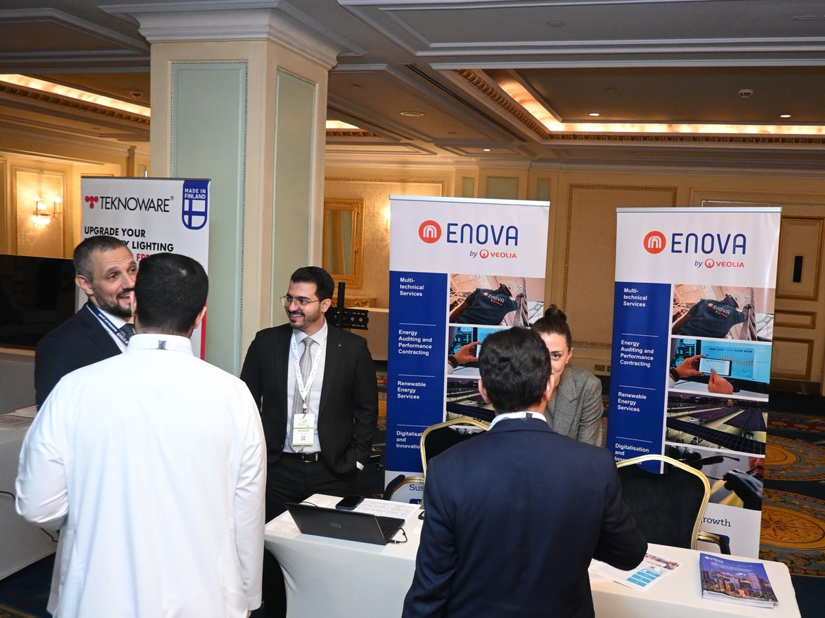 Enovame's tweet image. Snippets from #Enova&apos;s participation at #SustainableBuildings &amp;amp; #RetrofitTechSaudi Summit! Through insightful discussions and #Innovative solutions, we are highlighting our expertise in #Retrofitting, #EnergyEfficiency, and #Sustainable #FM, tailored to support #SaudiVision2030