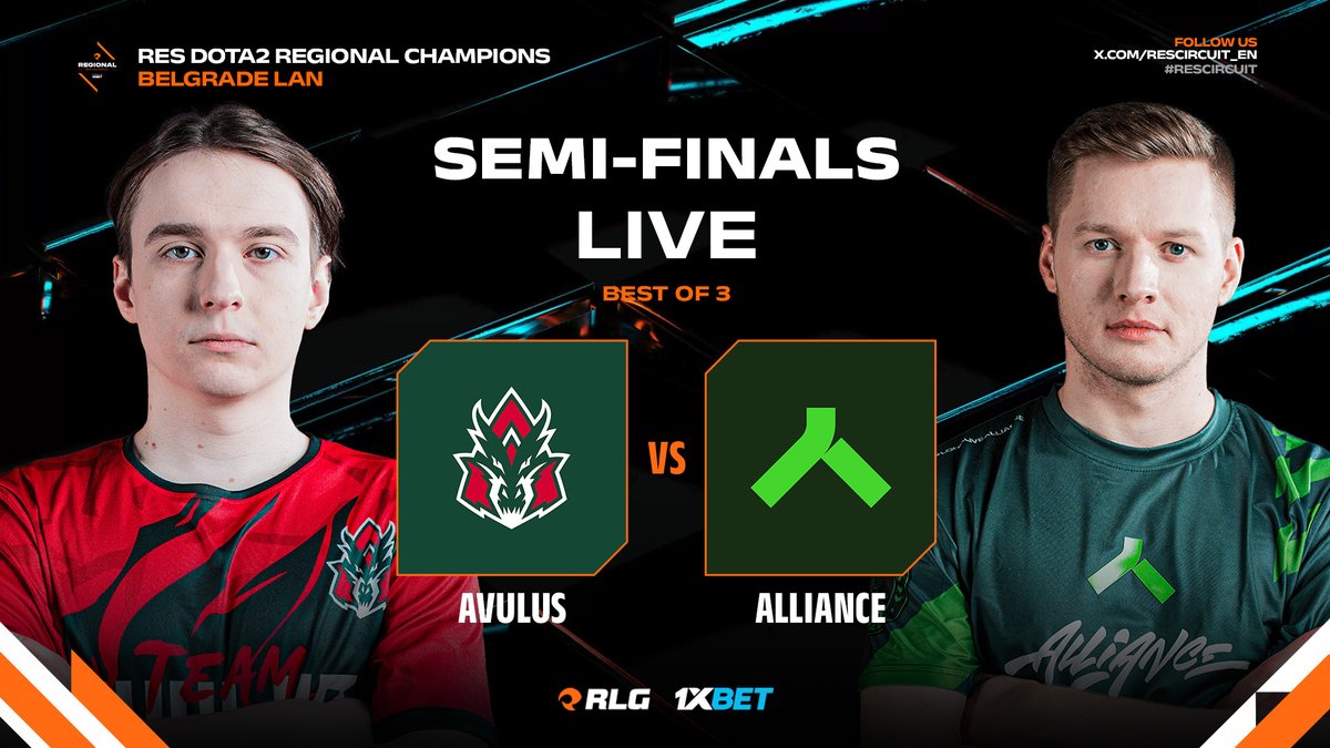 REScircuit_EN's tweet image. Almost time for the second clash of the day: @teamavulus ⚔️ @theAllianceGG 

The draft is in and we&apos;re live in a minute! 👀

#RESCircuit | #BelgradeLAN | #Dota2