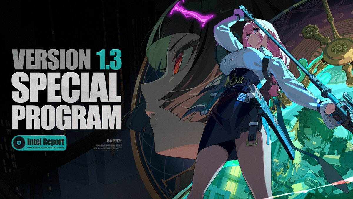 ZZZ_EN's tweet photo. Zenless Zone Zero Version 1.3 "Virtual Revenge" Special Program Recap Image

Virtual trials in a virtual city. The crisis is real... and so are you.
All-new Agents, areas, stories, and events are coming soon in Version 1.3. Stay tuned!

The Special Program redemption code will expire on October 26 at 23:59:59 (UTC+8). Don't forget to redeem it~

▼Check Details
https://t.co/w3gwrIvcMH

#zzzero #zenlesszonezero #VirtualRevenge