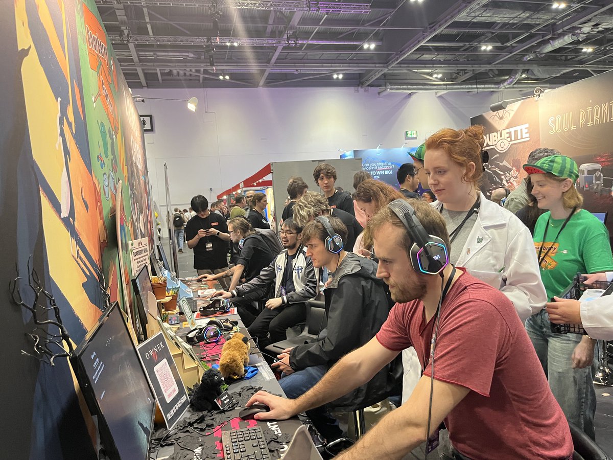 We’re back at #EGX2024!

If you want to…
🎮🔥 Play the freshest unique indie games

🤝🌟 Network with up and coming games designers or marketing and distribution talent

⁉️🎬 Learn how you could train to make your own games, collaborating with writers, sound designers,