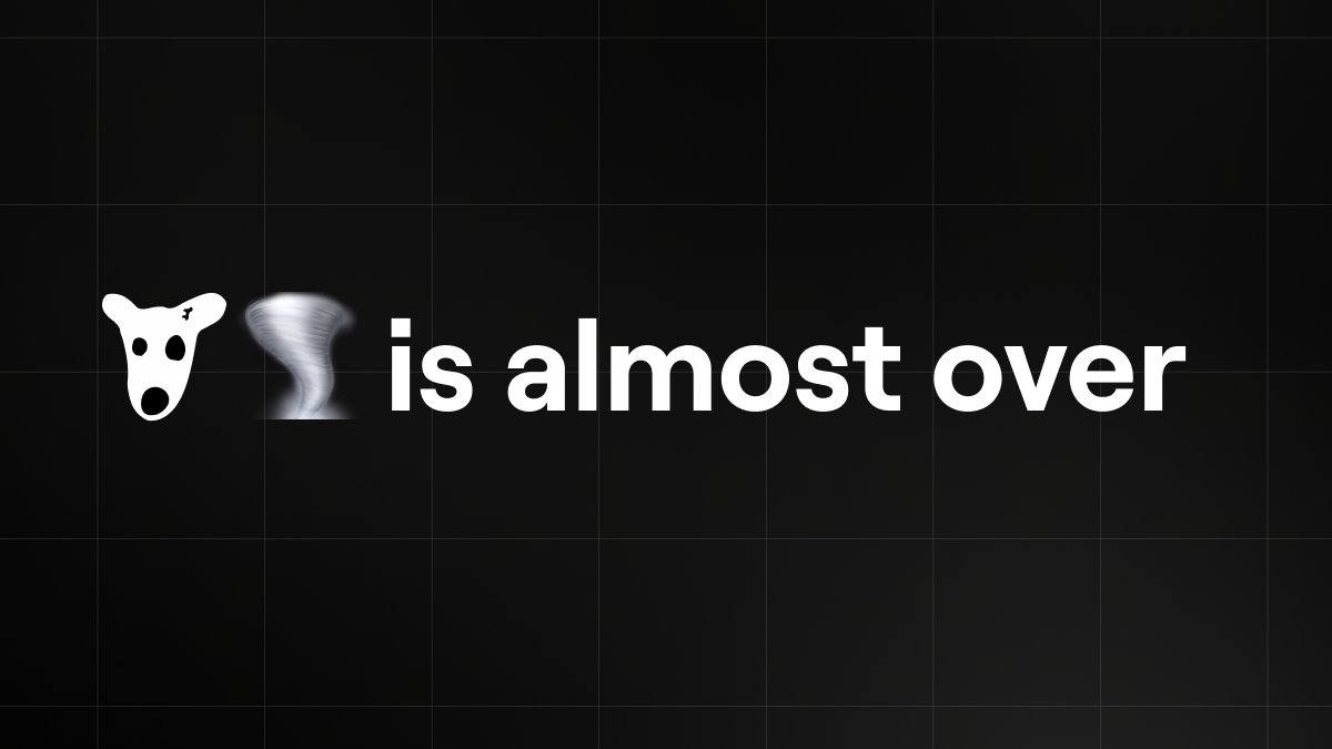 $DOGS Superstorm is winding down, clearing the way for sunny skies 🌇 

The excitement has been off the charts, and you still have until October 28, 1 PM UTC to scoop up your $DOGS and BPs! 🤘