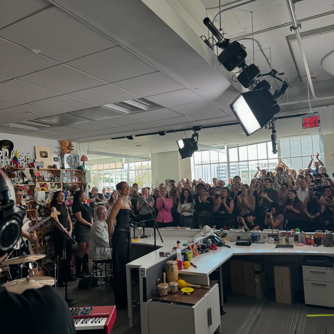 Our Tiny Desk is out now!!! <a href="/nprmusic/">NPR Music</a> 🎈 was so much fun to do another one but this time at the actual desk!! thank you for having us!!! ~ hope you enjoy 💋 ~