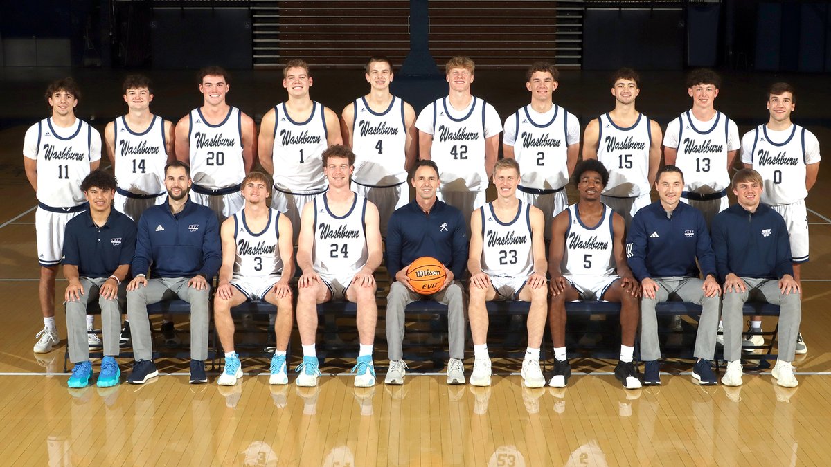 The Washburn <a href="/IchabodMBB/">Washburn MBB</a> team opens the 2024-25 season with an exhibition tilt at No. 1 Kansas Tuesday night #GoBods  wusports.com/news/2024/10/2…