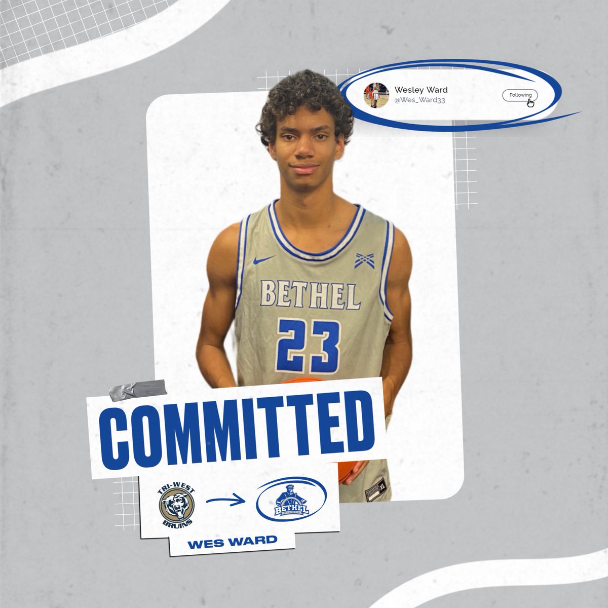 Welcome to the family, <a href="/Wes_Ward33/">Wesley Ward</a>!