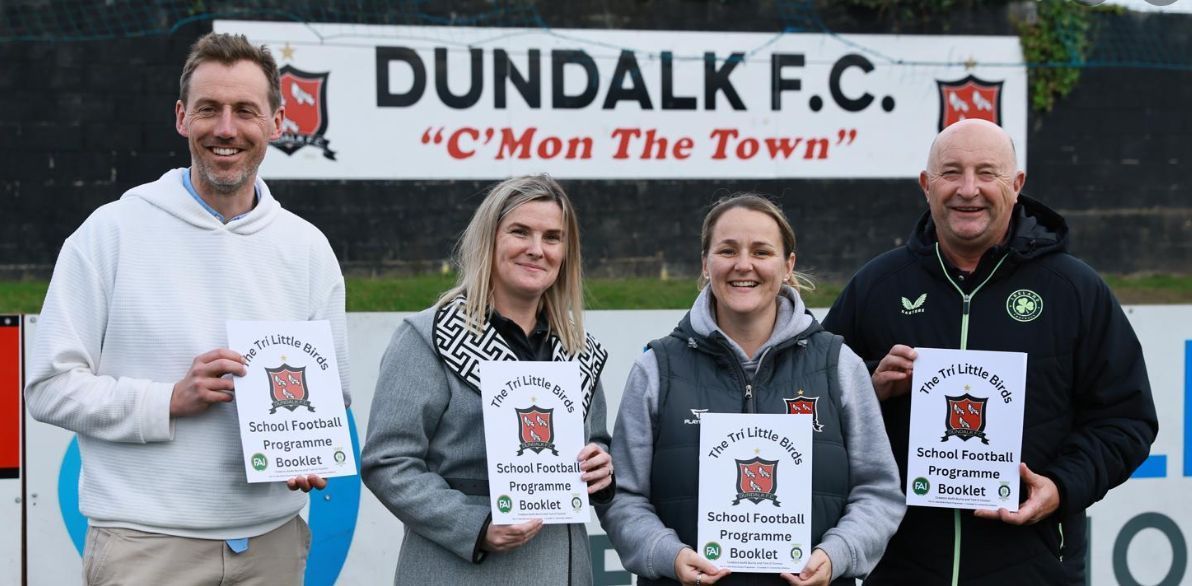 🚨 Exciting News! Dundalk FC &amp; Healthy Louth re-launched the Trí Little Birds School Football Programme to create smoke and vape free spaces for young players! Since its debut, over 700 kids from 17 schools have joined, with 12 more set for 2025!

Supported by Not Around Us, kids