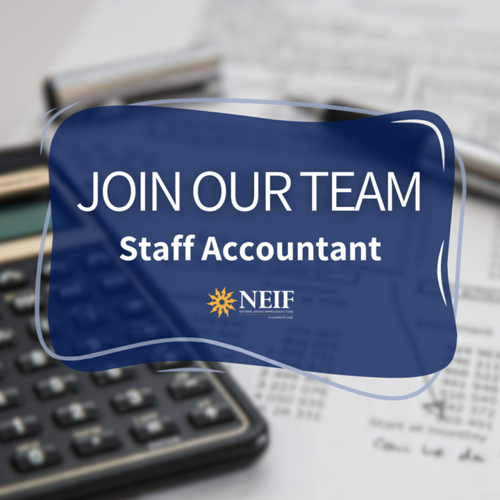NEIFundorg's tweet image. NEIF is currently seeking a qualified candidate to fill the role of Staff Accountant! 

Interested candidates — we want to hear from you! Check out the link below for more details.
bit.ly/3Yv3dvO 

#NEIF #NowHiring #JoinOurTeam #AccountingServices #StaffAccountant
