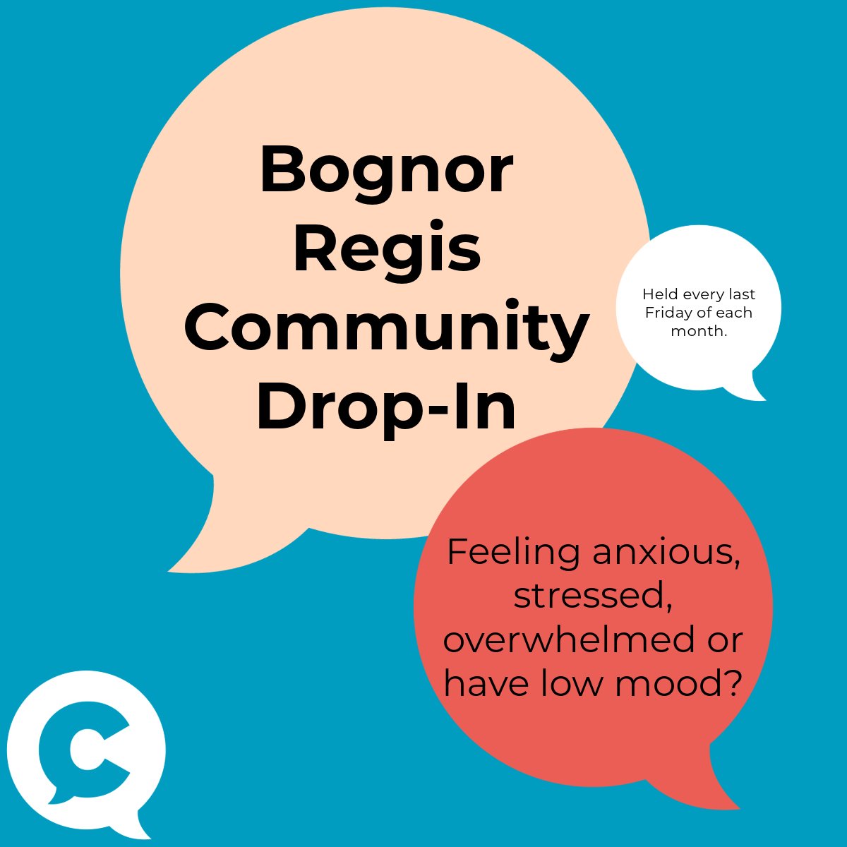 CAPITAL_Charity's tweet photo. Come along to our #CommunityDropIn sessions in #BognorRegis, where you can share your mental health experience and take part in non-judgemental conversation and peer support. These sessions will also be an opportunity to look for help from both local and national services. https://t.co/4ncV5XSERZ