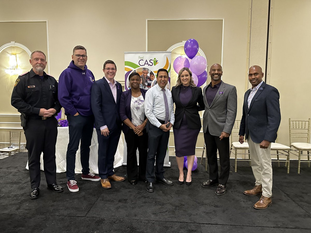 Reid4Ward9's tweet photo. We had a great time this morning @PeelCAS with my friends from @PeelPolice @regionofpeel 
@gkentsco @JoeHorneck @HartNatalieA @BradWButt @DeepakAnandMPP and Beth 
#DressPurpleDay2024 
More pics and to follow. https://t.co/PcXvd0imcn