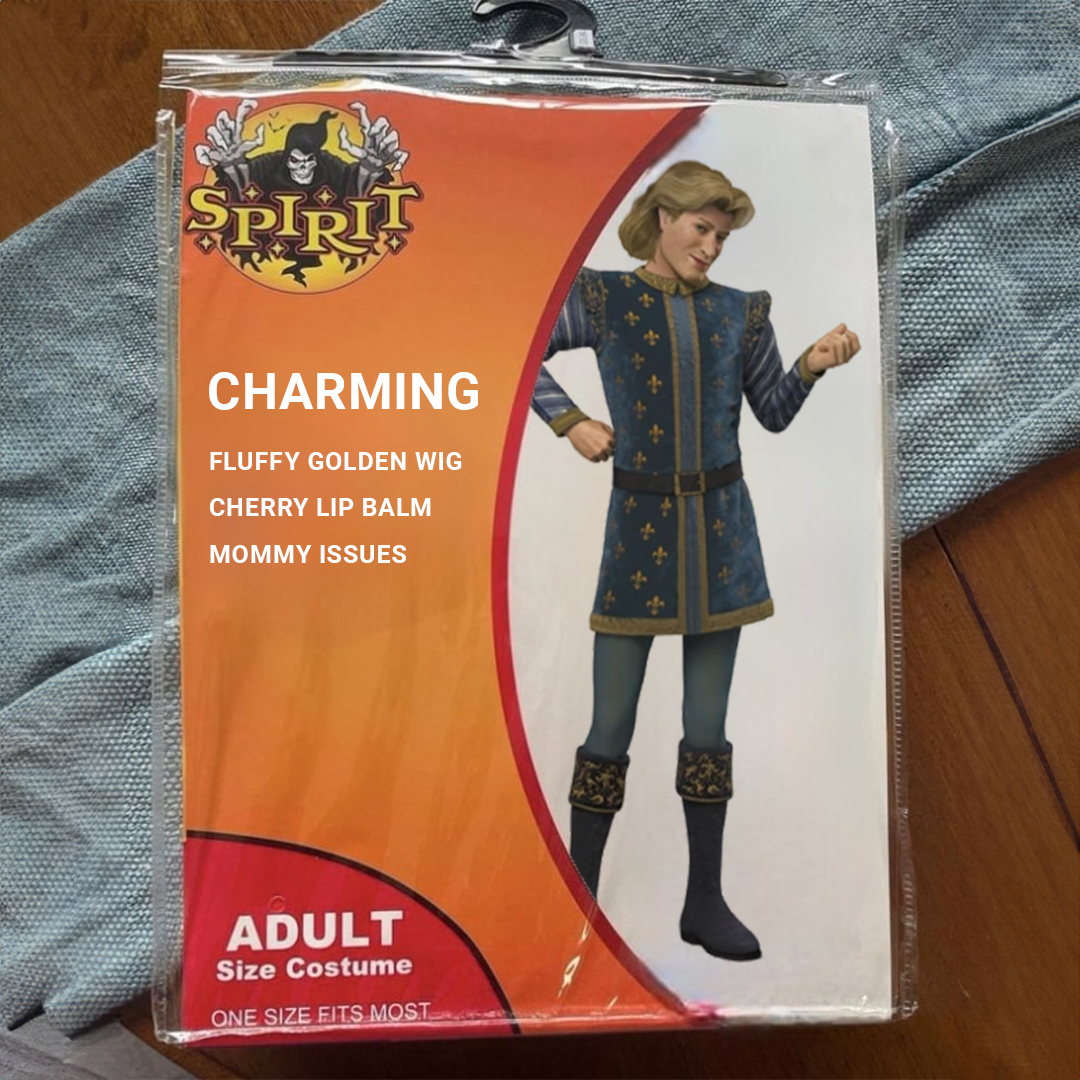 Shrek's tweet image. Definitely NOT wearing women’s underwear this Halloween.