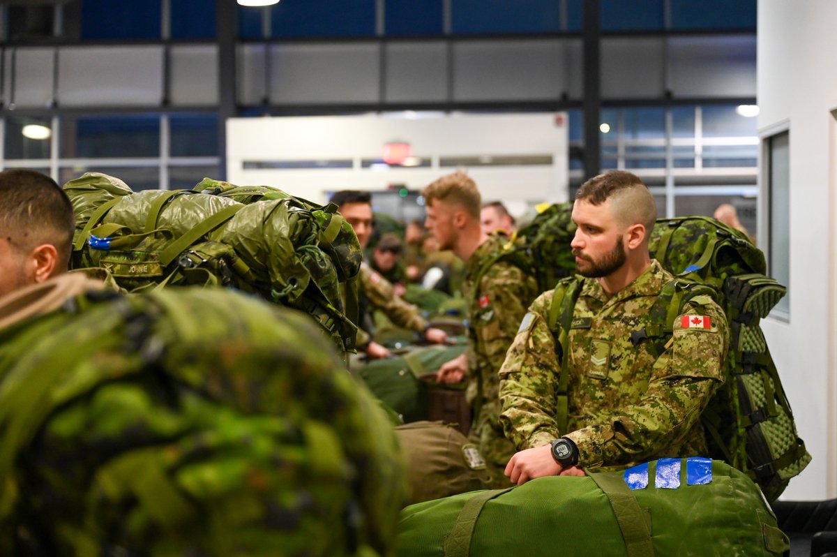 3CdnDiv3DivCA's tweet photo. Earlier this week, members from #1CMBG, #38CBG, #39CBG and #41CBG deployed in support of the Canadian-led brigade in Latvia as part of the Light Infantry Battalion Surge. https://t.co/KunChFk9I5