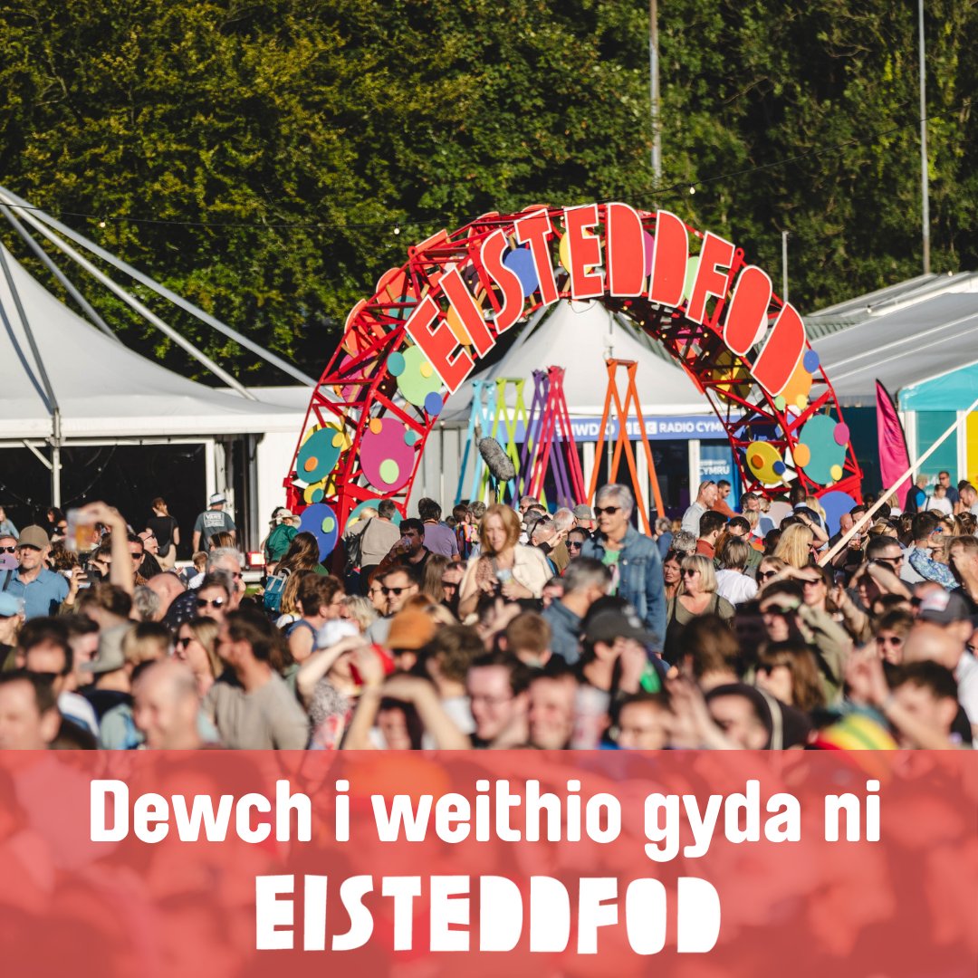 📣 Swyddi newydd ar gael. Dewch i weithio gyda ni

Mwy o wybodaeth yma: eisteddfod.cymru/amdanom-ni/swy…

❌ Dyddiad cau: 4 Tachwedd ❌