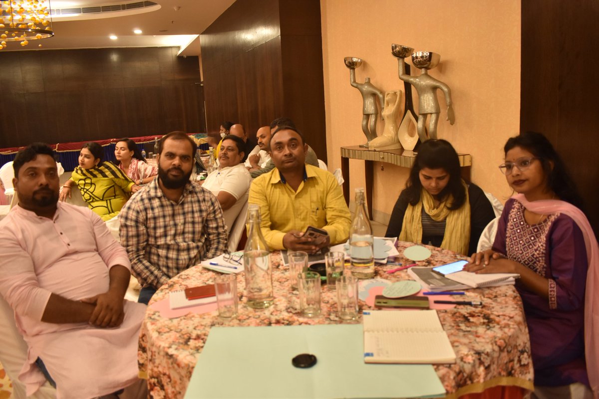 RisingTreeF's tweet photo. Exciting news! Our team joined UNICEF’s 3-day *Training of Trainers* on Gender Transformative & Adolescent Parenting Toolkits (Oct 21-23, Ranchi). Honored to collaborate for positive change among youth. Thank you, UNICEF! #Adolescents #Educate #Humanity #UNICEFIndia #RisingTree https://t.co/3VFV5LE8Um
