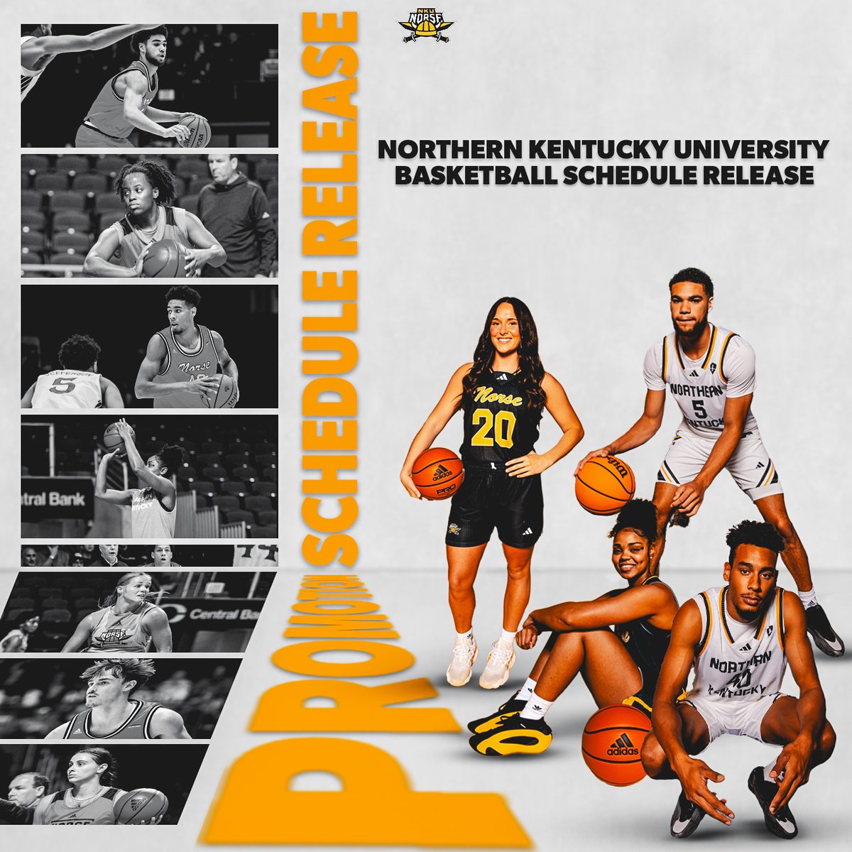 NKUNorse's tweet photo. Can't wait to see 𝗡𝗢𝗥𝗦𝗘 𝗡𝗔𝗧𝗜𝗢𝗡 at Truist Arena 👀

𝗣𝗥𝗢𝗠𝗢 𝗦𝗖𝗛𝗘𝗗𝗨𝗟𝗘𝗦 for Northern Kentucky men's and women's basketball are FINALIZED!!

📰 - https://t.co/wWZ7g8gk9d

@NKUNorseMBB | @NKUNorseWBB | #NorseUp https://t.co/WURQD18xYl