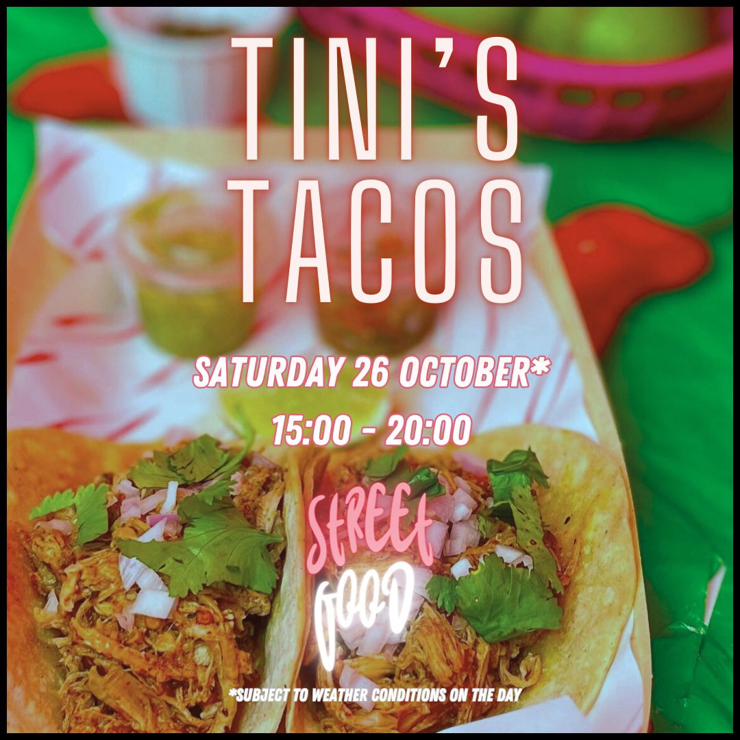 Can you smell the food?! 
Tonight Marco, aka Papa Dough, is back serving up the best pizzas in the area until 9pm (or he runs out). 
Then tomorrow (Saturday) Tini’s Tacos return! Available from 3pm. 
Nom nom. 
#popupfood
#caskbeer 
#craftbeer