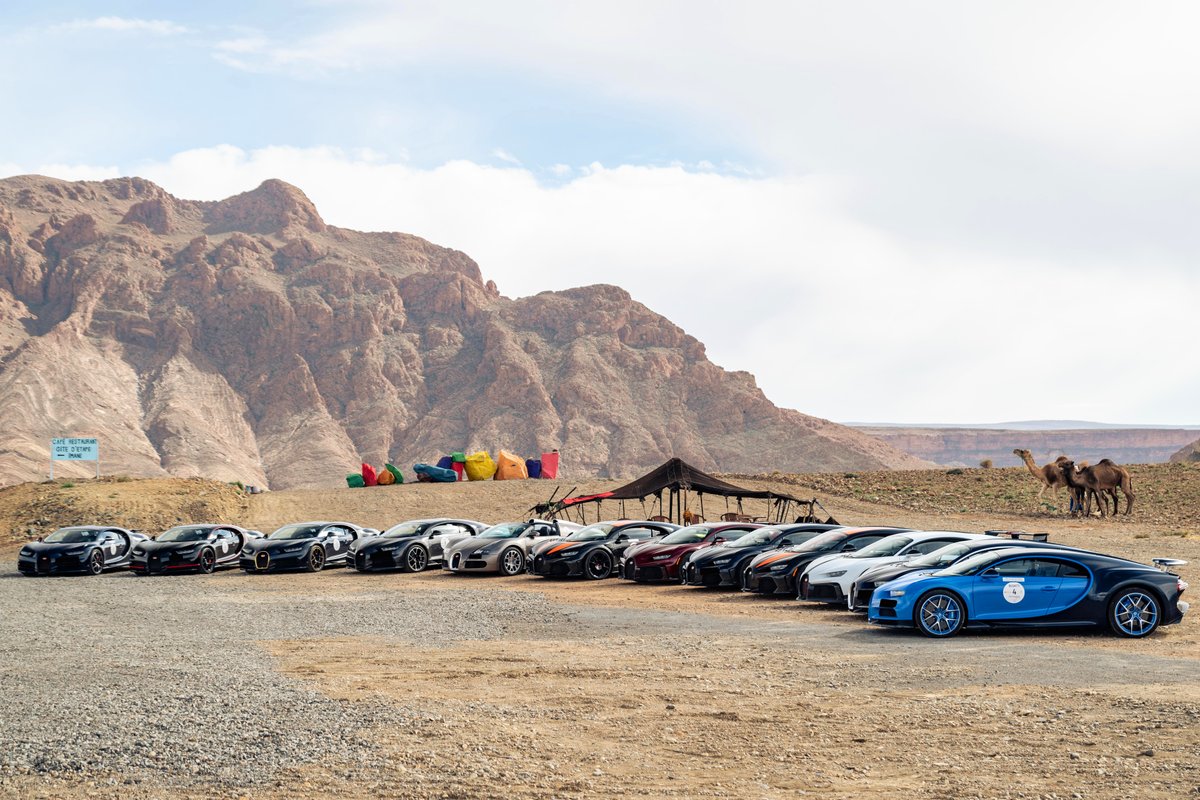 Bugatti's tweet photo. Grand Tour 2024 — From rocky landscapes to the vibrant azure of Chefchaouen, BUGATTI uncovers the beauty of Morocco’s diverse landscapes and rich culture.

#BUGATTI #BUGATTIGrandTour #BUGATTIGrandTourMorocco
—
https://t.co/mCEE0ghyaw https://t.co/JtHfSbUZBN