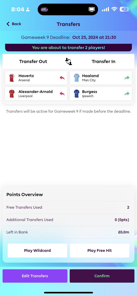 bouja__'s tweet photo. @FPLMeerkat Halaand Triple Captain* would you? https://t.co/abLYqP6c6C