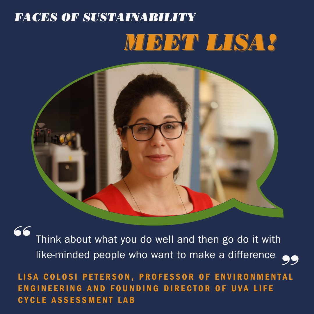 sustainableuva's tweet image. In this week’s “Faces of Sustainability,” you’ll meet Lisa, Dakota, and Cheryl, three inspiring members of our UVA community who are taking action towards our ten bold sustainability goals! Learn more at the link in our bio.

#SustainabilityGoals #FacesOfSustainability #UVA @UVA