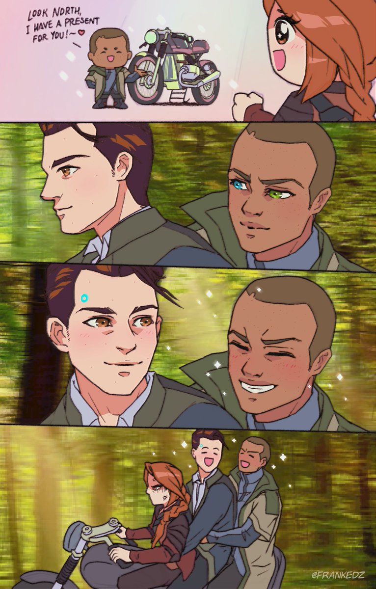 I'll take you on a ride 🏍️
(#detroitbecomehuman #dbh #Markus #rk200 #Connor #rk800 #North #wr400 #rk1k #Connorkus #fanart)