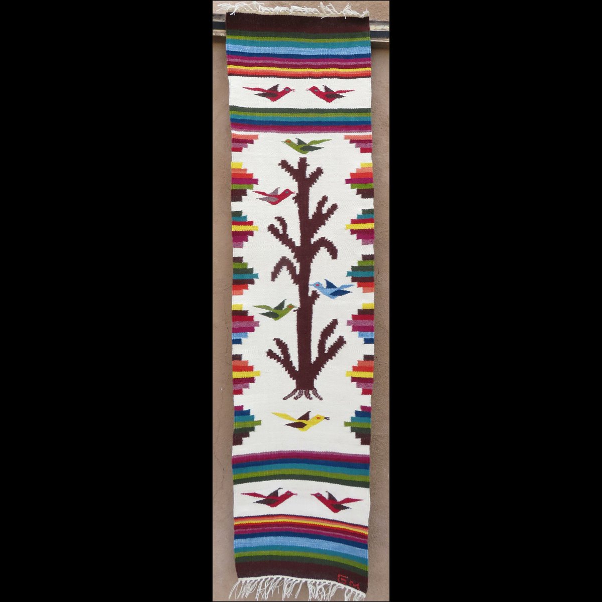 New weavings from Gloria Montoya are in stock!
This tree of life weaving is full of natural dyes: indigo over chamisa, indigo, chamisa, cochineal, and madder root.

You can find it here:
ow.ly/qFAW50TRfLy