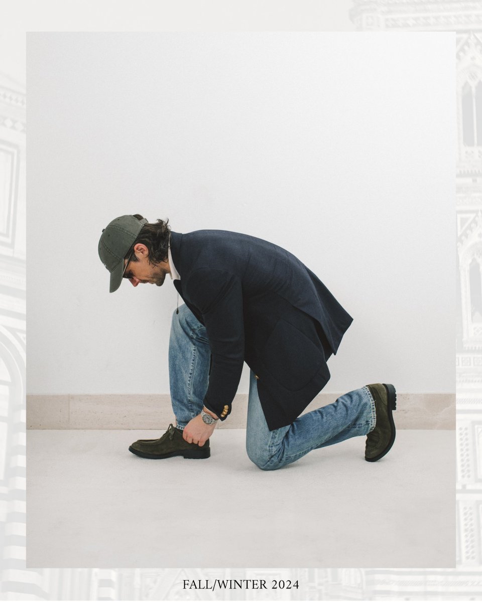 Weekend ready ft. the Olive Suede Tuscan Boot.  Now available.