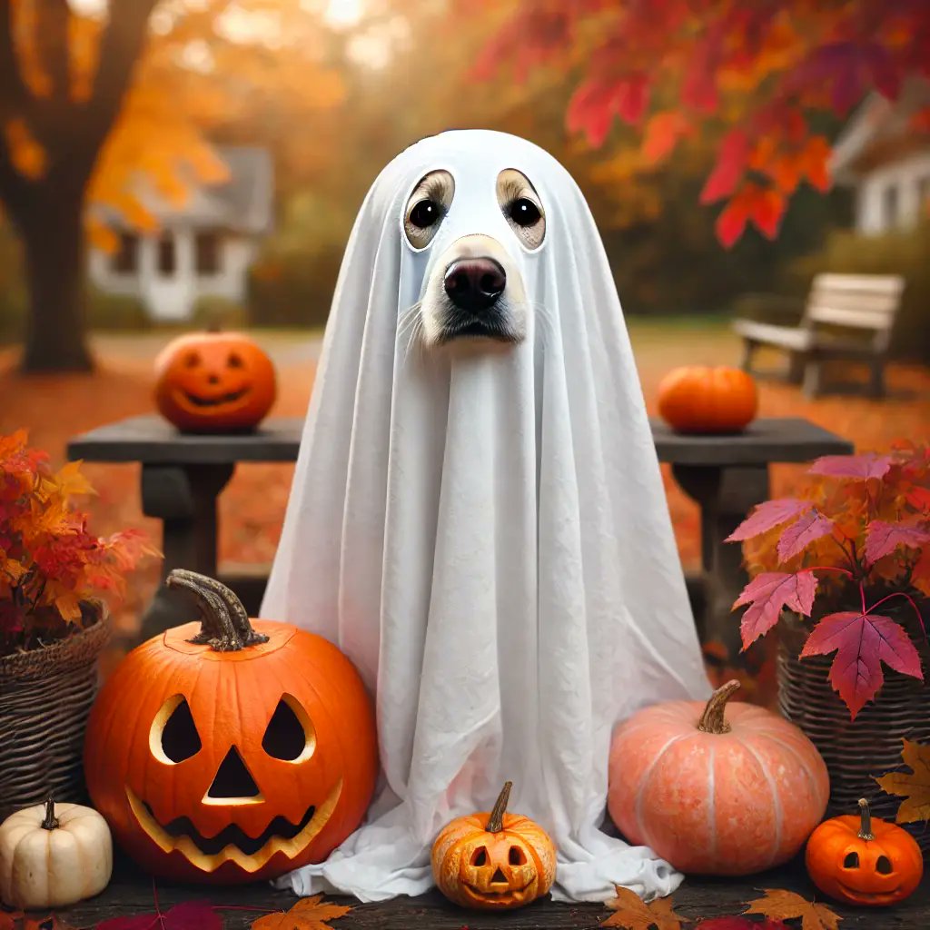 Boo! We're getting into the Halloween spirit, and this friendly ghost wants to remind you that genomics isn’t scary—it's paws-itively fascinating!