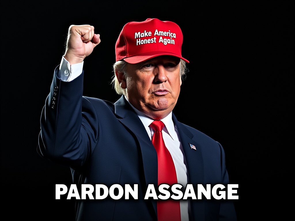 MattOBranain's tweet image. If Trump wants to win: 
Pledge to #PardonAssange. 

#MakeAmericaHonestAgain #MAHA