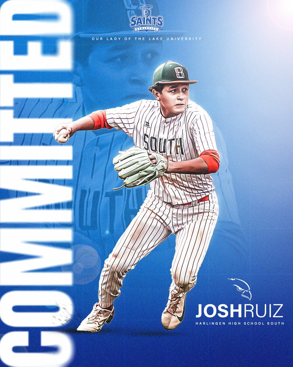 Big congratulations to Harlingen South High School student athlete, Josh Ruiz, for committing to the OLLU baseball team!
