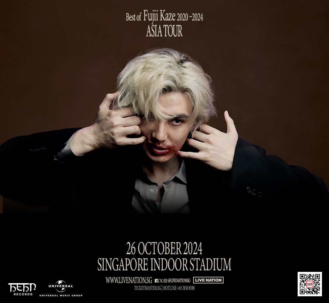 Today Kaze officially kicks off his 2nd Asia Tour: Best of Fujii