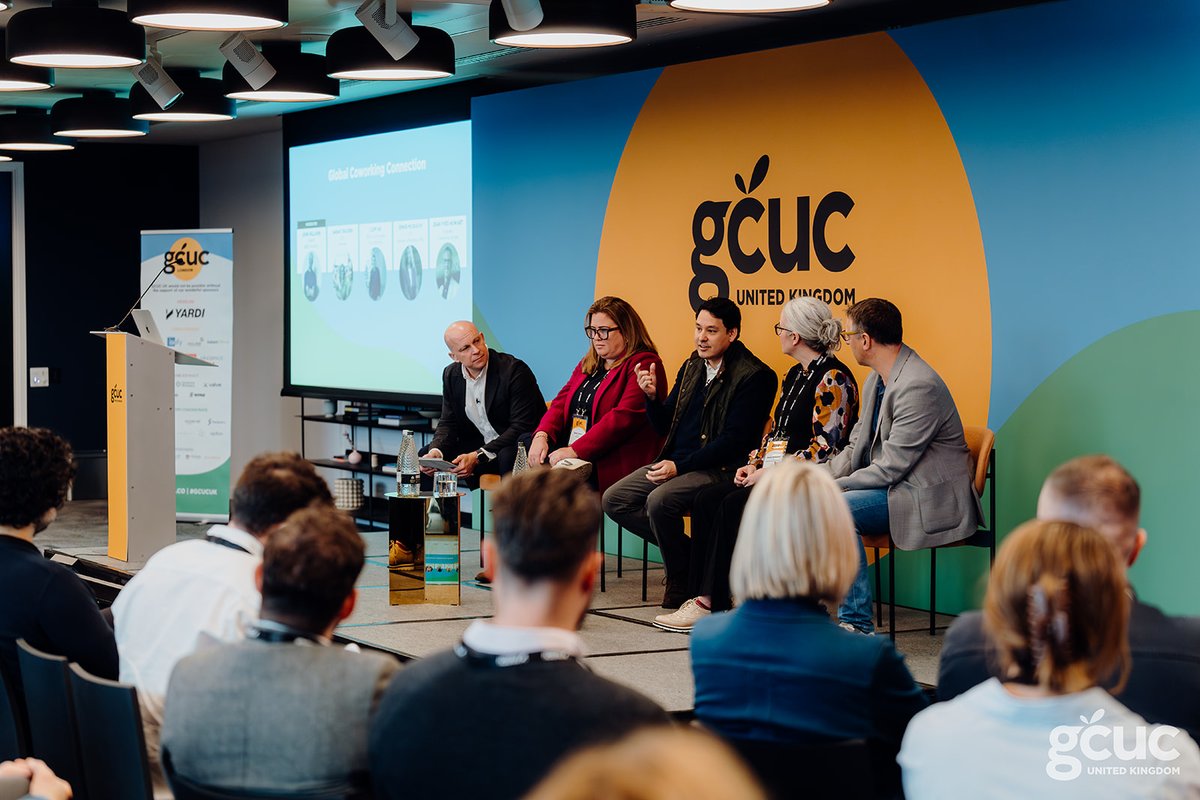 GCUCGLOBAL's tweet image. “In challenging times, investing in quality is what helps us bounce back stronger.”– Cliff Ho, The Commons - #Australia at #GCUC UK  #coworking #fow #flexiblework