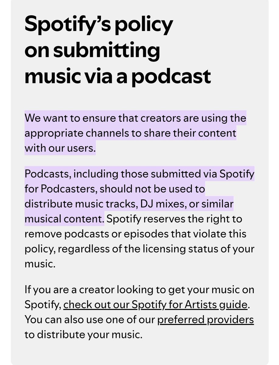 Alas we've been censored! Our VOID 1680 AM #actualplay will never grace Spotify since it includes a music playlist, even if we have a license for the music 

You can listen on literally any other podcast platform 🤷 smh

Everyone should purchase this game to 🖕 Spotify 💕