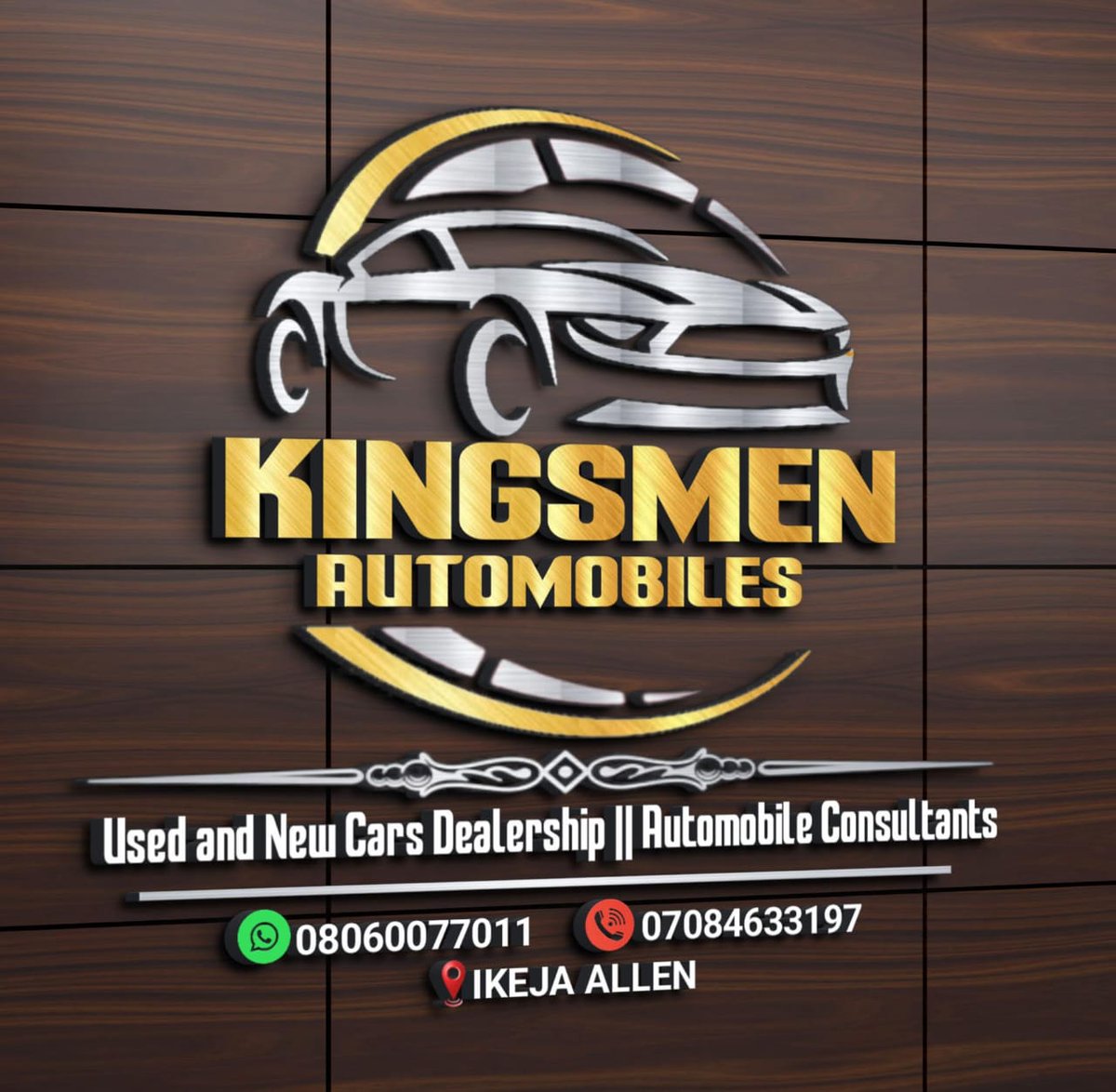 Official_ObiGee's tweet image. Welcome to KINGSMEN AUTOMOBILES
Do you want to.....
Buy
Sell
Hire
Swap
Repair
Upgrade
Any kind of Cars?
We are Always open 24/7 to serve you
Contact us now for your inspections and purchase, will respond ASAP