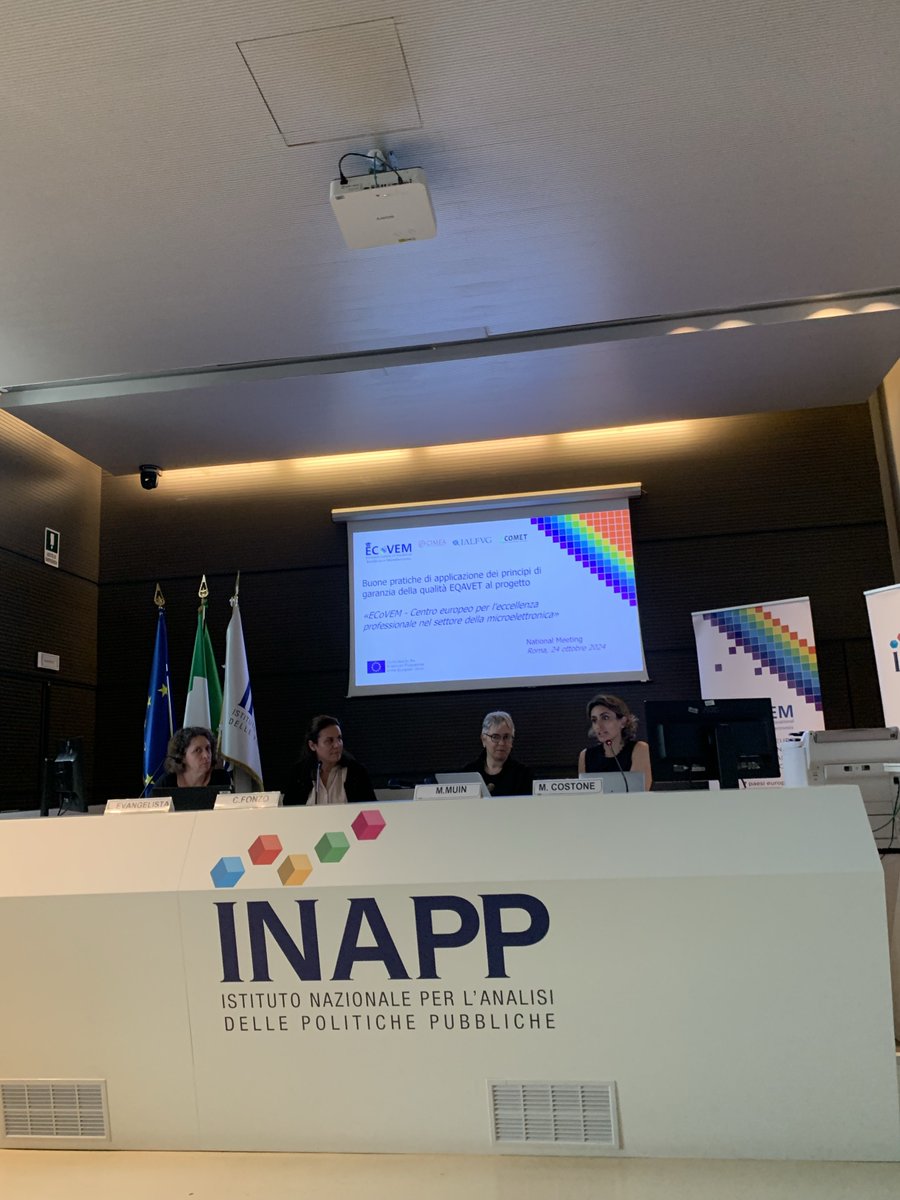 Nell'ambito del progetto ECoVEM, <a href="/CIMEA_Naric/">CIMEA</a> insieme ai partner italiani <a href="/IALweb/">IAL FVG</a> e <a href="/cluster_comet/">Cluster COMET</a>, in collaborazione con <a href="/InappGov/">Inapp</a>, Istituto Nazionale per l'Analisi delle Politiche Pubbliche, ha organizzato un evento finale volto a promuovere le buone pratiche di applicazione
