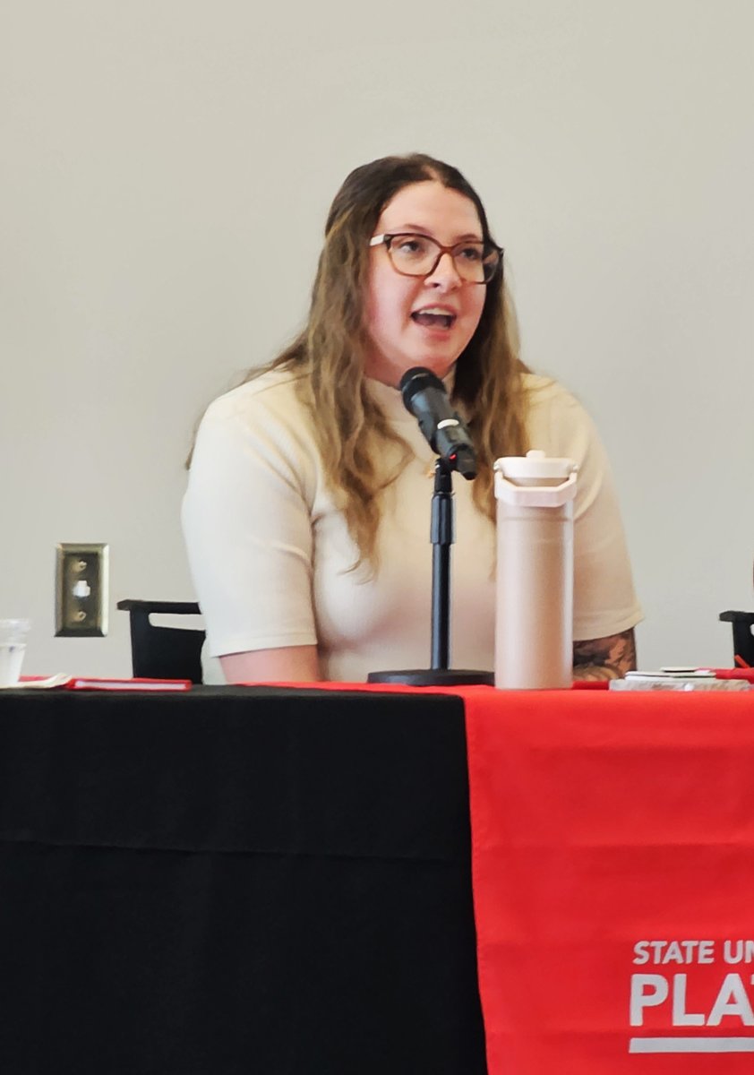 pburghalumni's tweet photo. Special thanks to Cardinal alumni Alandra McNamara ’21, Stephanie Oakley ’07, Adam Stephenson ’01 and Danielle Walkup ’19 for sharing their career insights with students at SUNY Plattsburgh at Queensbury's  third-annual Alumni Career Panel! @Pburgh_Branch https://t.co/HymHYZKptq