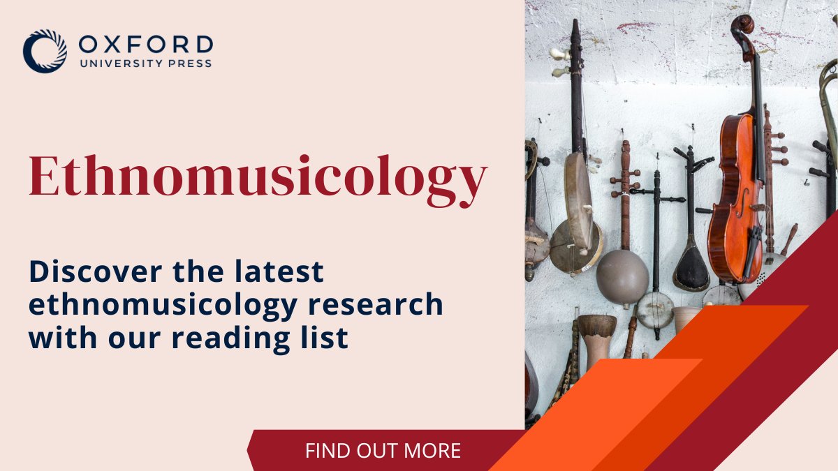 Take advantage of our ethnomusicology resources covering migrant jazz musicians, cosmopolitanism in Rio de Janeiro, and much more.

Browse the collection now: oxford.ly/4eCtU7z