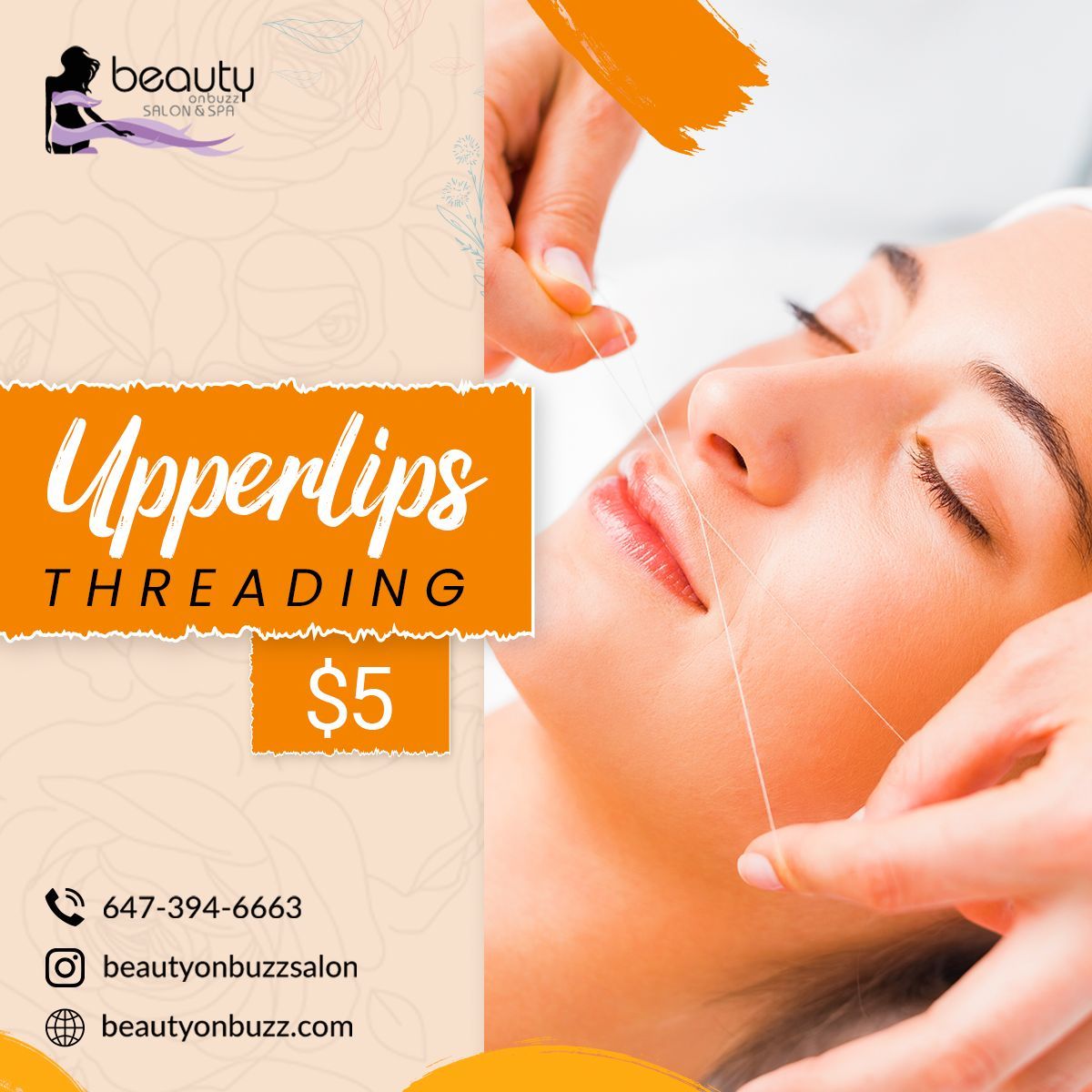 beautyonbuzz's tweet image. Achieve that clean, soft look with our gentle threading service. 🌸
.
Visit: buff.ly/3oY1ZtG
Call: 647-394-6663
Location: buff.ly/3PmjXkf
.
#BeautyOnBuzz #UpperLipThreading #ThreadingPros #BeautyUpgrade #SmoothVibesOnly
