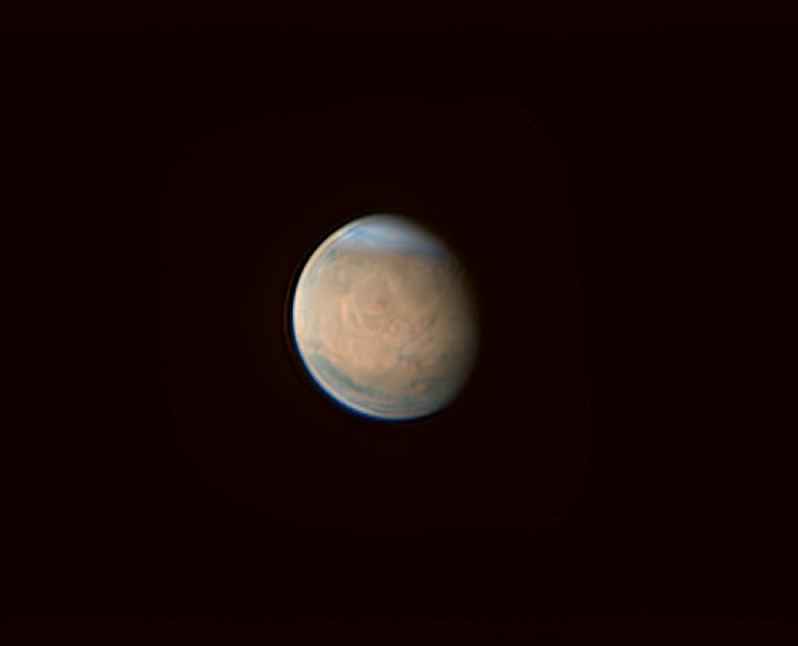 MitchellDuke05's tweet image. Conditions were good but not perfect. Im slowly learning this new scope. There is some small detail visible on the planet. This is a 12 minute derotation.