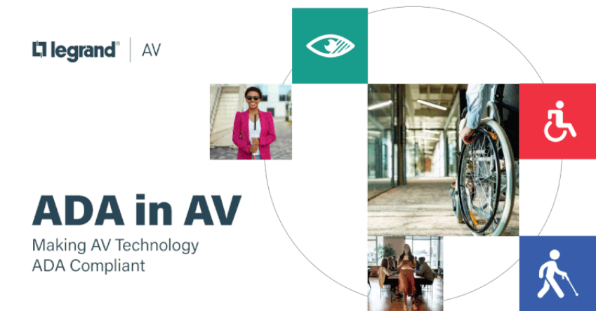 Designing accessible AV systems doesn't have to be complicated. Our comprehensive eBook, articles, and free trainings provide the tools you need to successfully ensure #ADA compliance.

Visit our website to get access to these free resources today! ow.ly/n2vB50SlJI7

#ProAV
