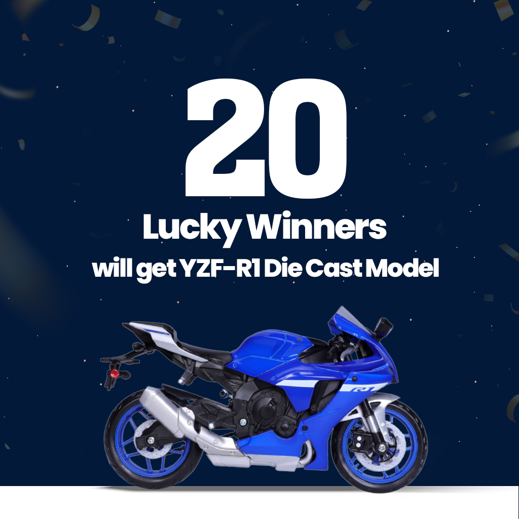 India_Yamaha's tweet photo. It’s Thailand GP time! Predict our Yamaha rider’s position and gear up to win amazing prizes! Drop your prediction now.
Participate Now: https://t.co/aGZClQrP1r
.
#MonsterYamaha #YamahaMotoGP #CallofTheBlue #PredictandWinContest #ContestAlert #YamahaMotorIndia #ThailandGP https://t.co/lNOqunmS8n