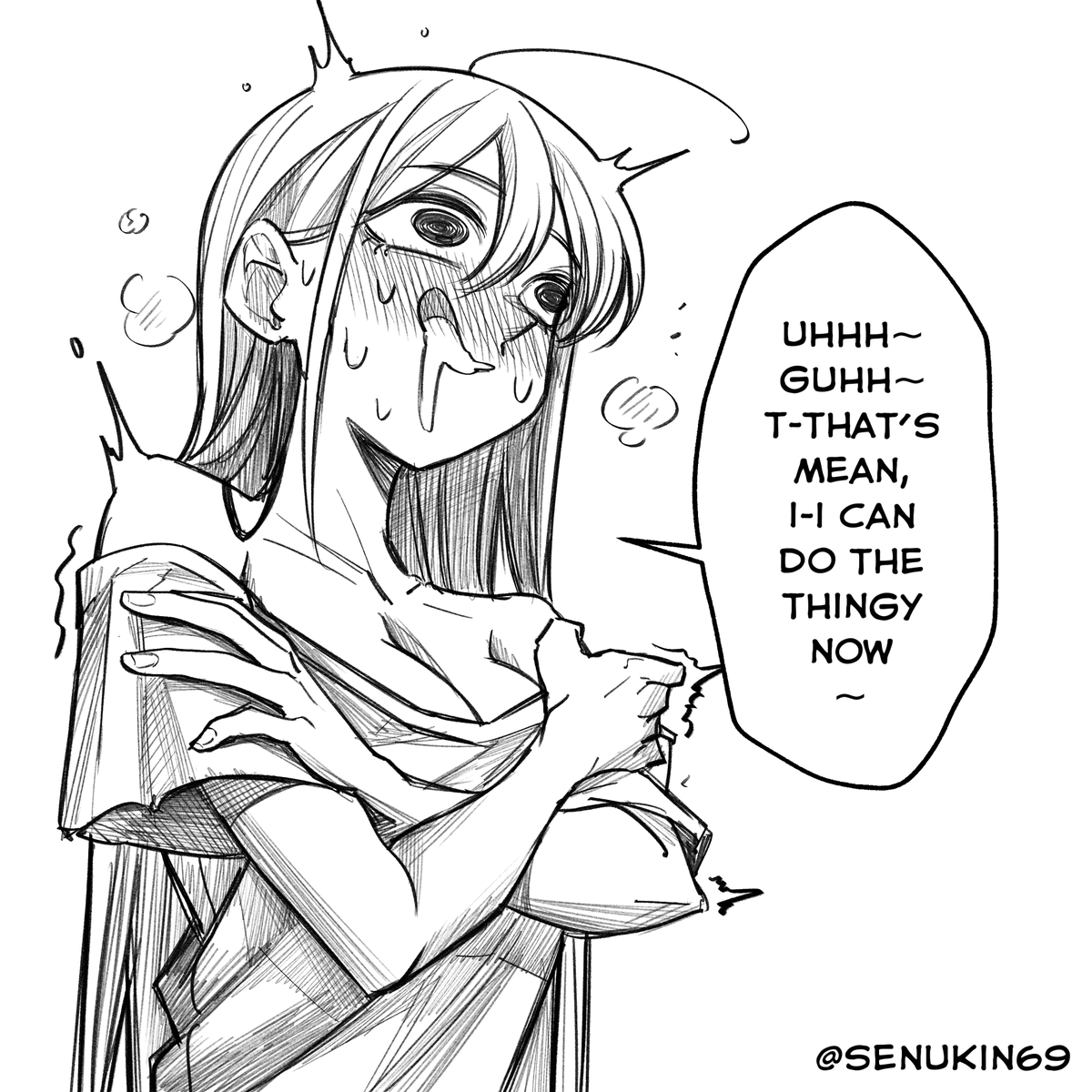 senukin69's tweet photo. If I become a woman (1/3)
