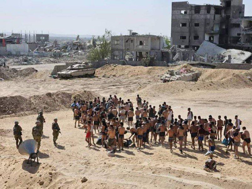 Israeli occupation forces have surrounded Kamal Adwan Hospital, bulldozed everything around it, invaded the facility, and arrested all men and medical personnel from the hospital and surrounding buildings. They stripped the detainees and kidnapped many of  them to Israel