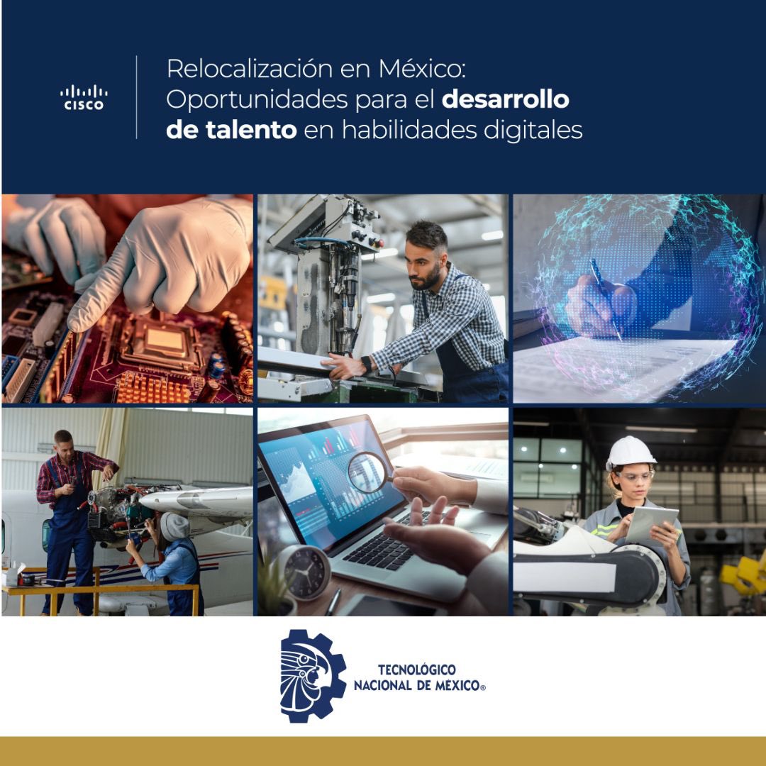 #ElTecNMInforma
Amplía tus conocimientos en ciberseguridad, ciencia de datos, programación, internet de las cosas, redes e inglés con el programa: "Relocalización en México: Oportunidades para el desarrollo de talento en habilidades digitales".