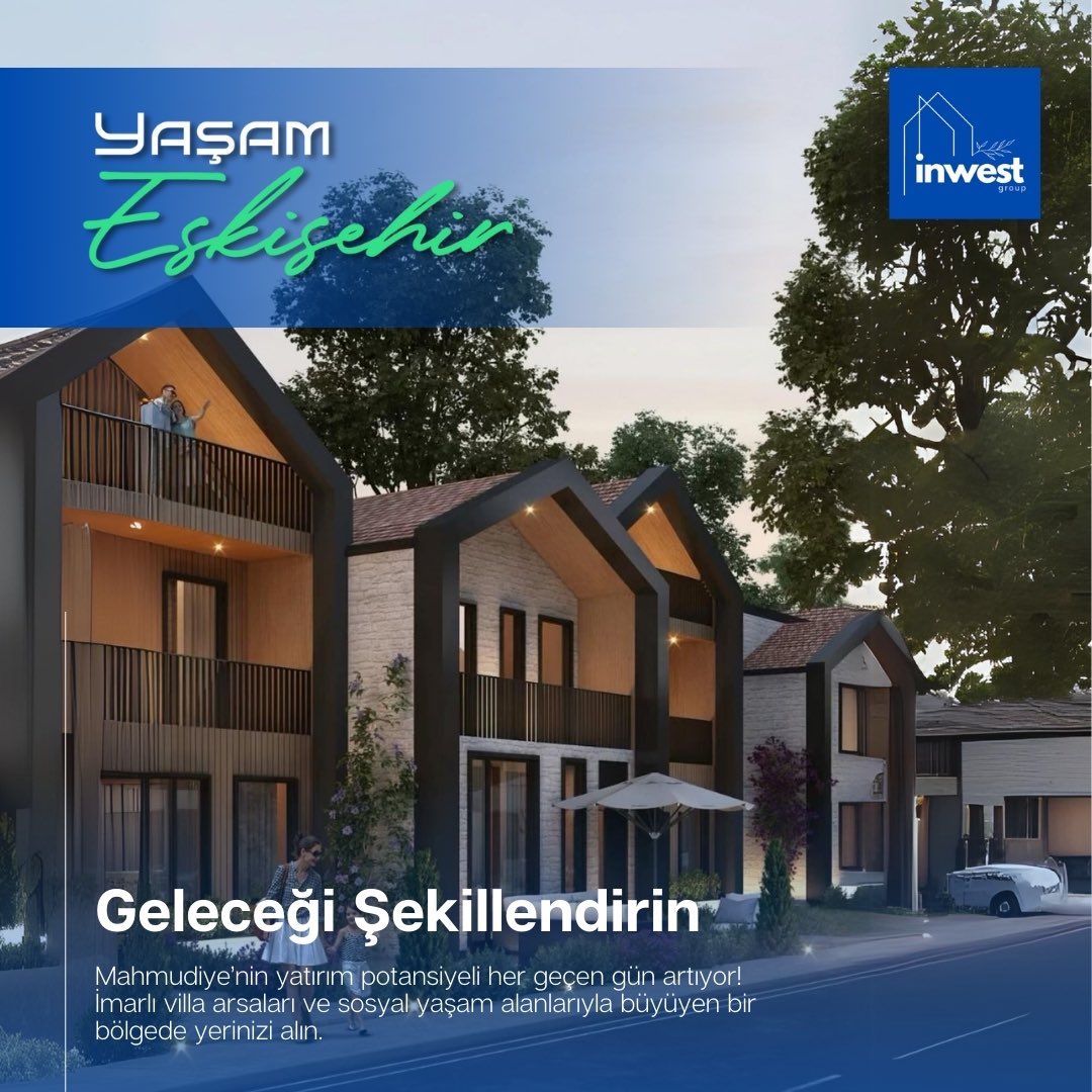 Mahmudiye’nin gelişen yatırım fırsatlarını keşfedin. İmar planlı villa arsaları, rezidanslar, alışveriş merkezi ve termal imkanlarıyla tasarlanmış bu karma yaşam projesi, yatırımınıza uzun vadeli değer katıyor. Inwest Group ile geleceğe güvenle yatırım yapın.
📞 444 68 24