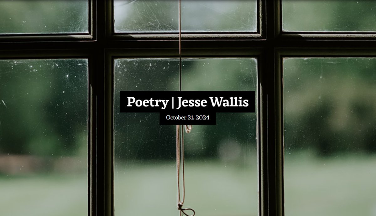 NorthAmerReview's tweet image. “you wanted me to turn you around to face the sun.
The appropriately, but unsentimentally, setting sun.
The fittingly and wholly indifferent November sun.”
As November arrives, check out “Post-Op Appointment With My Father” by Jesse Wallis, available in Open Space- link in bio!