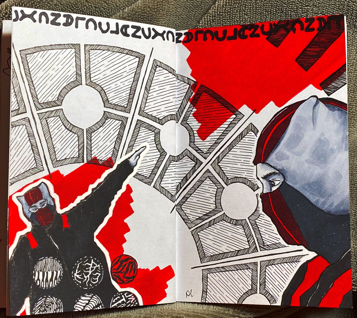 nienxcreates's tweet image. ⋮♢⋯ i am clancy ⋯♢⋮

it been ages since i worked in my tiny sketchbook, forgot how much i loved it. tried to actually enjoy and let go! didn’t fully get there but work in progress

#cliqueart #twentyonepilots #clancy #fanart #FanArtFriday 
@twentyonepilots @tylerrjoseph