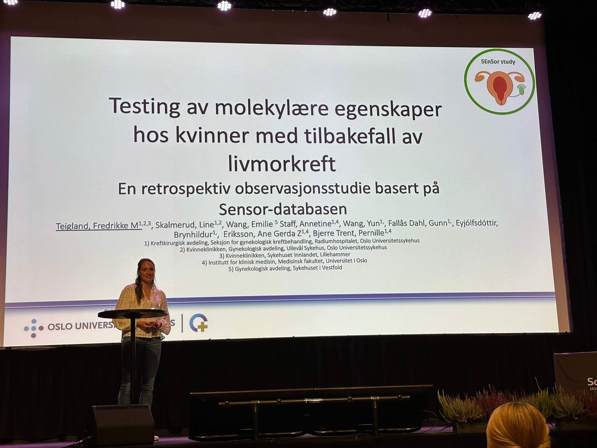 agz_eriksson's tweet image. Proud of @BjerreTrent, Fredrikke Teigland @Mortekve who presented data from @Oslounivsykehus on #EndometrialCancer at the annual meeting for the Norwegian Societyof ObGyn spanning molecular testing, SLN-implementation &amp;amp; fertility preservation

#TheFutureIsBright
@Cancertrial_ous