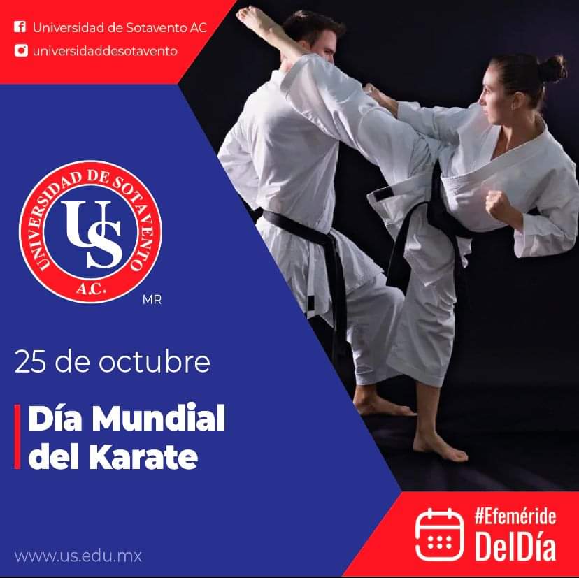 #Efemeride | Hoy, 25 de octubre, se celebra el Día del Karate, un arte marcial que busca disciplina, respeto y superación.

A todos los karatekas, gracias por practicar y promover sus valores. ¡Sigue inspirando con su compromiso y dedicación!

#DíaDelKarate
#Karate
#ArteMartial