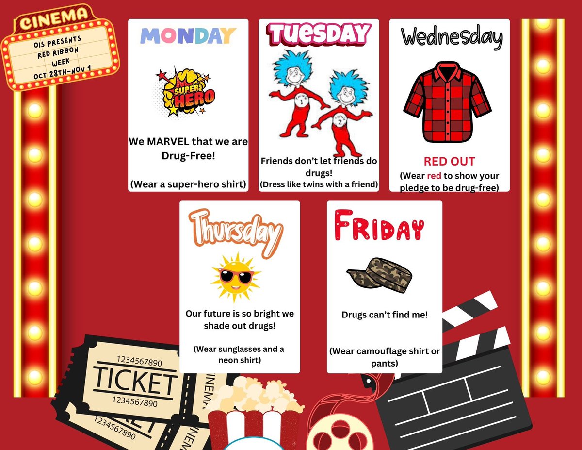 Get ready Jags for the excitement of Red Ribbon Week! We are kicking off the week with our Super Hero shirts, “We Marvel that we are drug free”! <a href="/OwensInt/">Owens Intermediate</a> <a href="/AliefISD/">Alief ISD</a>