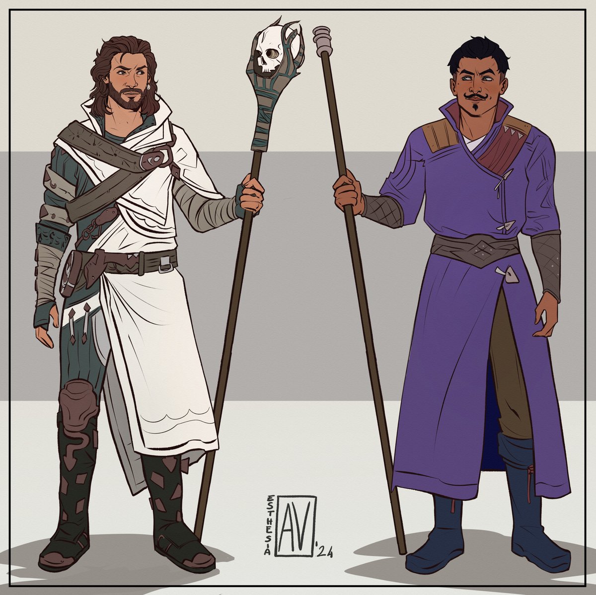 Another drawing from the crossover series between Gale and the wizards of Dragon Age! I was asked for Dorian Pavus, and here he is! ❤️
#DragonAge #BG3 #BaldursGate3 #DorianPavus #GaleDekarios